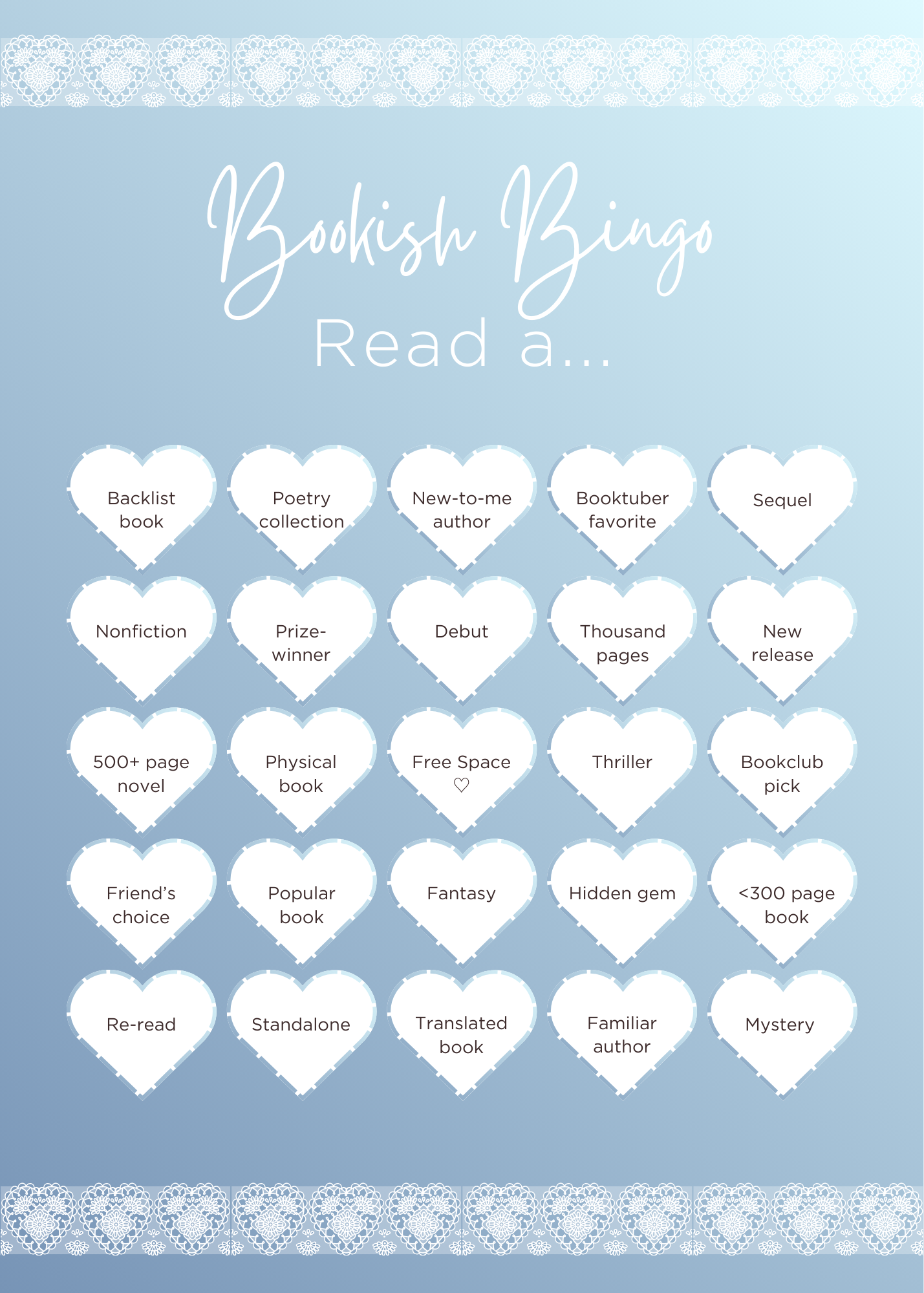 Bookish Bingo